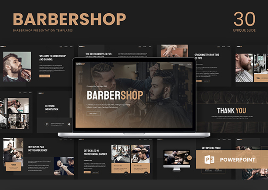 理发店演示模板-2