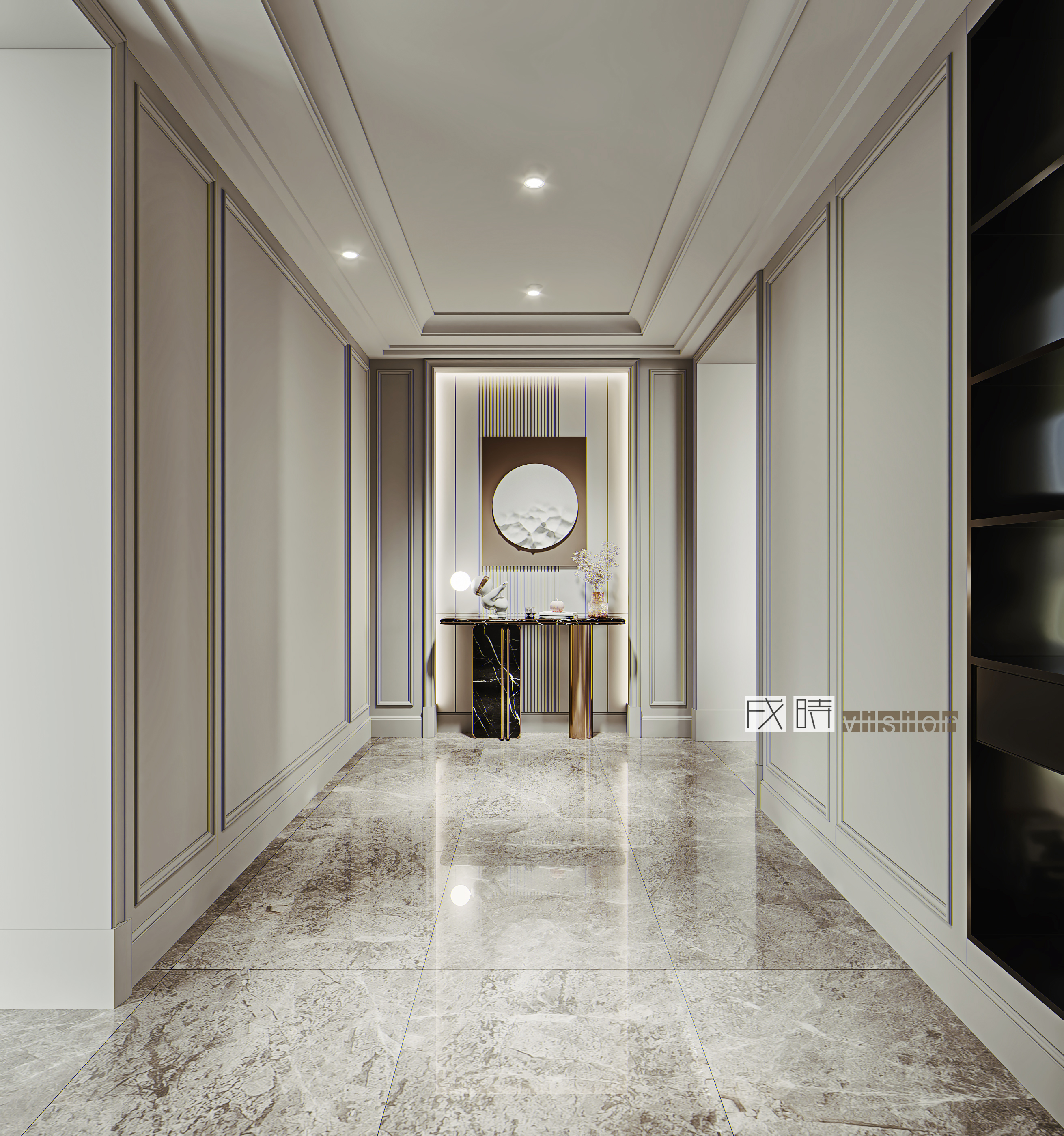 现代轻奢平层设计，打破枯燥工作空间-14