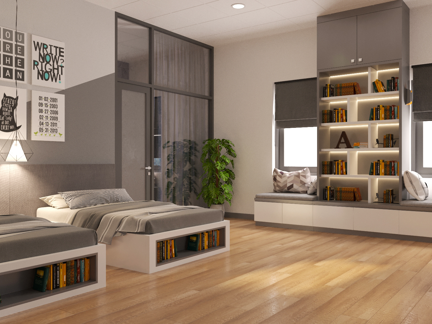 Bedroom for 2 kids-1