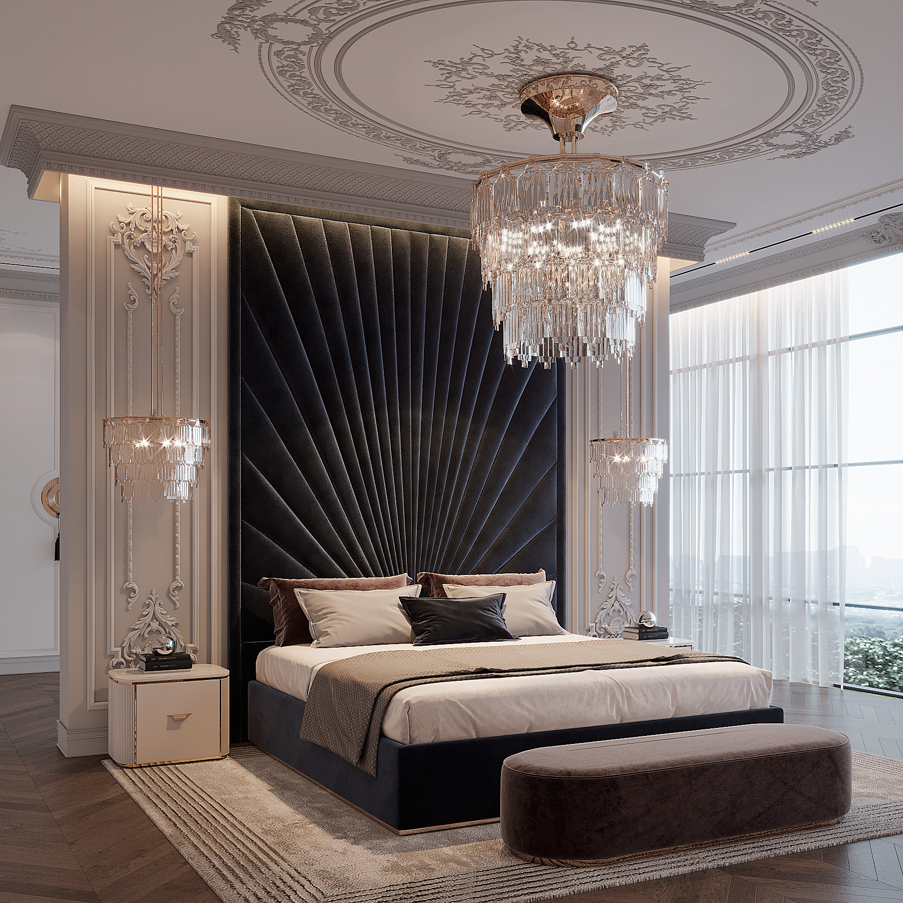 豪华卧室丨Mohammed Yossef-19