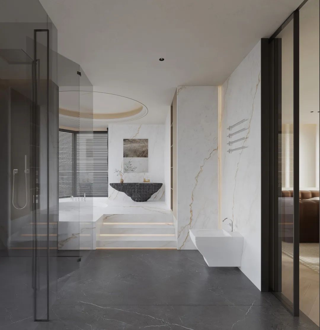 侘寂现代风 · 回归自然的城市住宅设计丨红柏设计-49