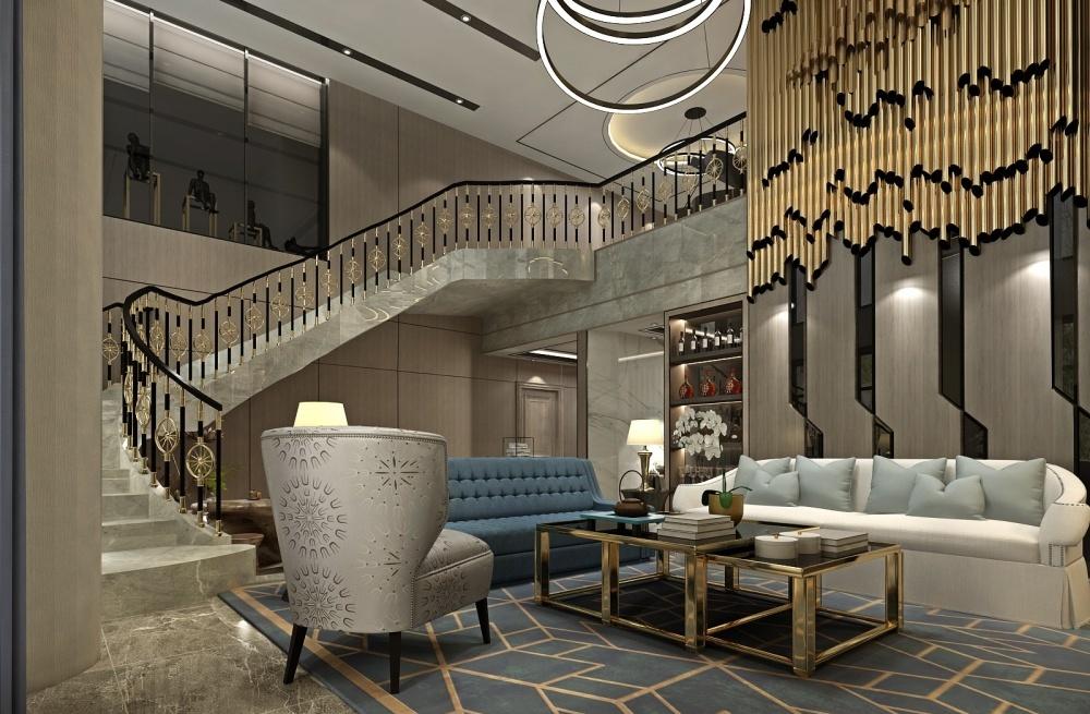 
双喜城顶层别墅住宅空间 -11