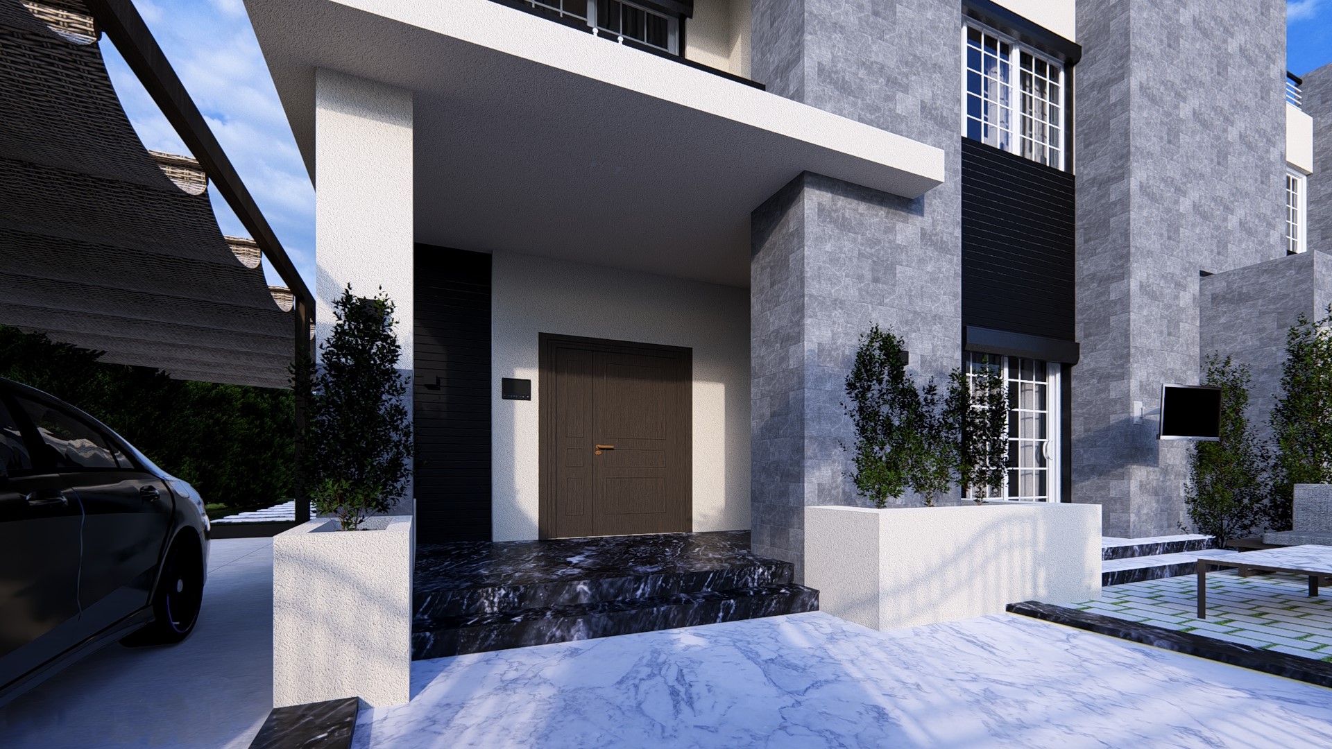 Private Villa in Karma Compound/Sheikh Zayed - Exterior-0