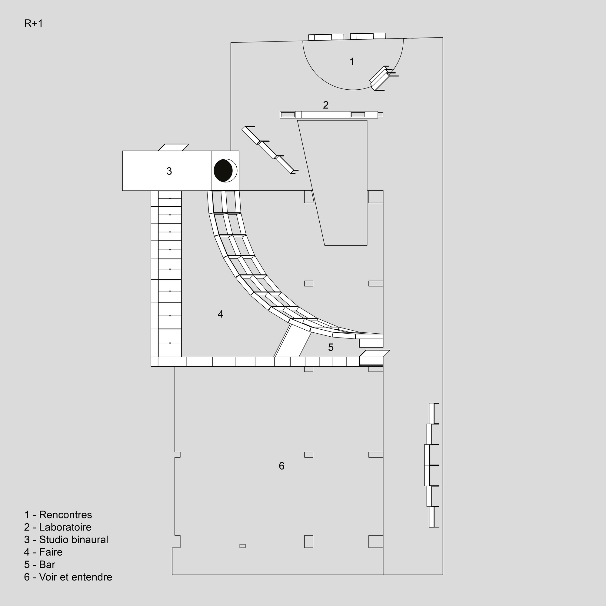 欢乐抒情会议空间丨法国巴黎丨Jean Benoît Vétillard Architecture-17