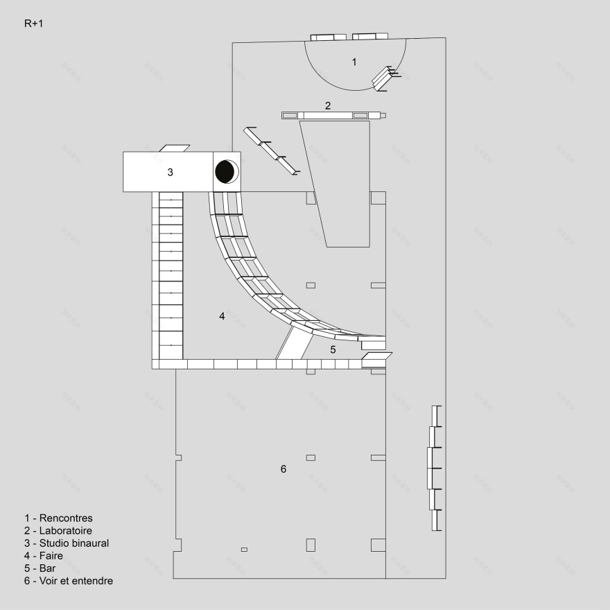 欢乐抒情会议空间丨法国巴黎丨Jean Benoît Vétillard Architecture-17