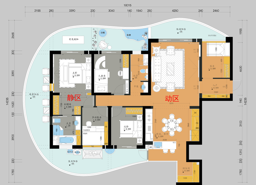 "帆之恋,花之语" | 浪漫满屋的室内设计-5