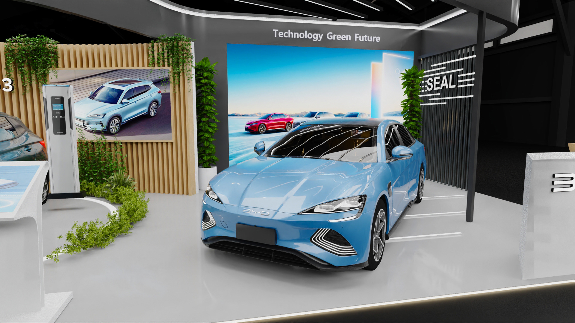 BYD Exhibition 汽车展厅-2