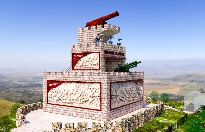 干江炮台山顶“炮塔”设计-10