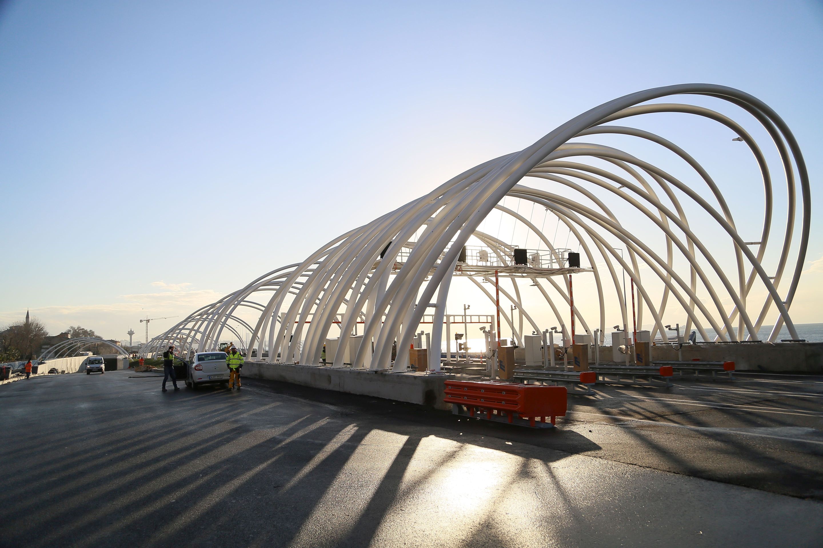 eurasia tunnel igate toll plaza structure and architectural lighting-17