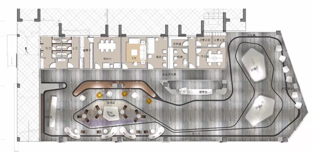 臻品空间设计：珠海高新惠景项目展厅-17