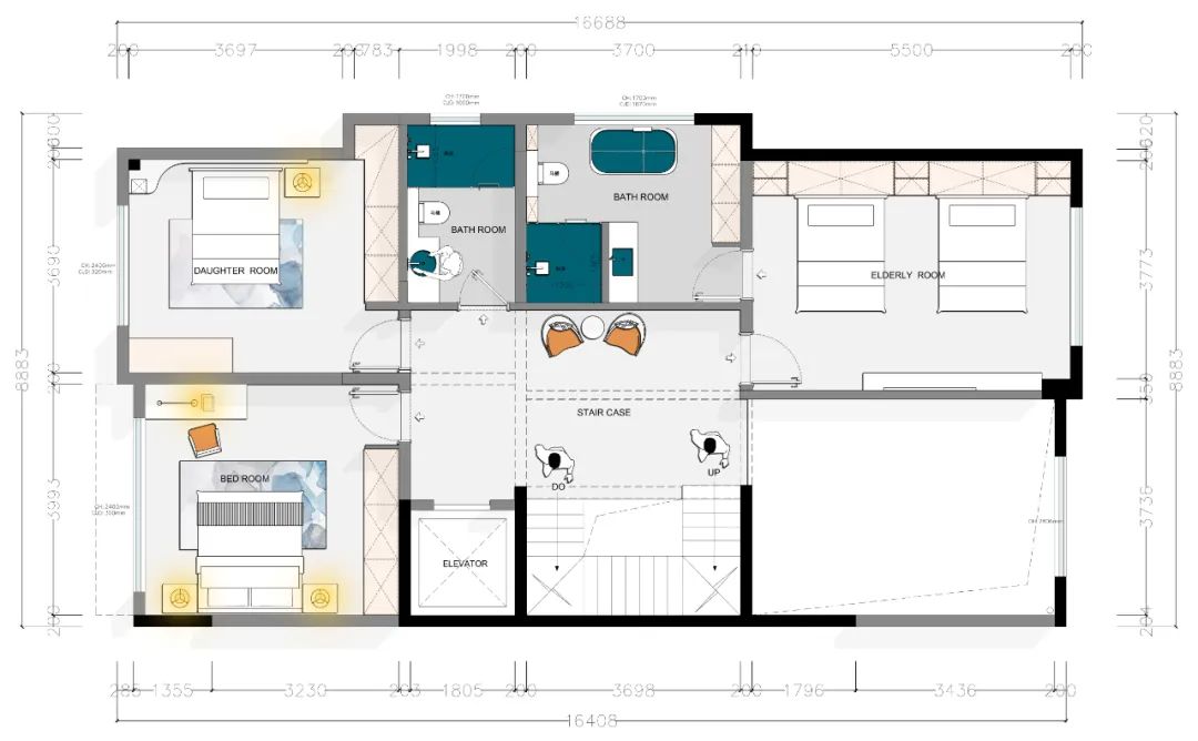 《雁鸣墅语》现代轻奢联排别墅丨青马别墅设计-84