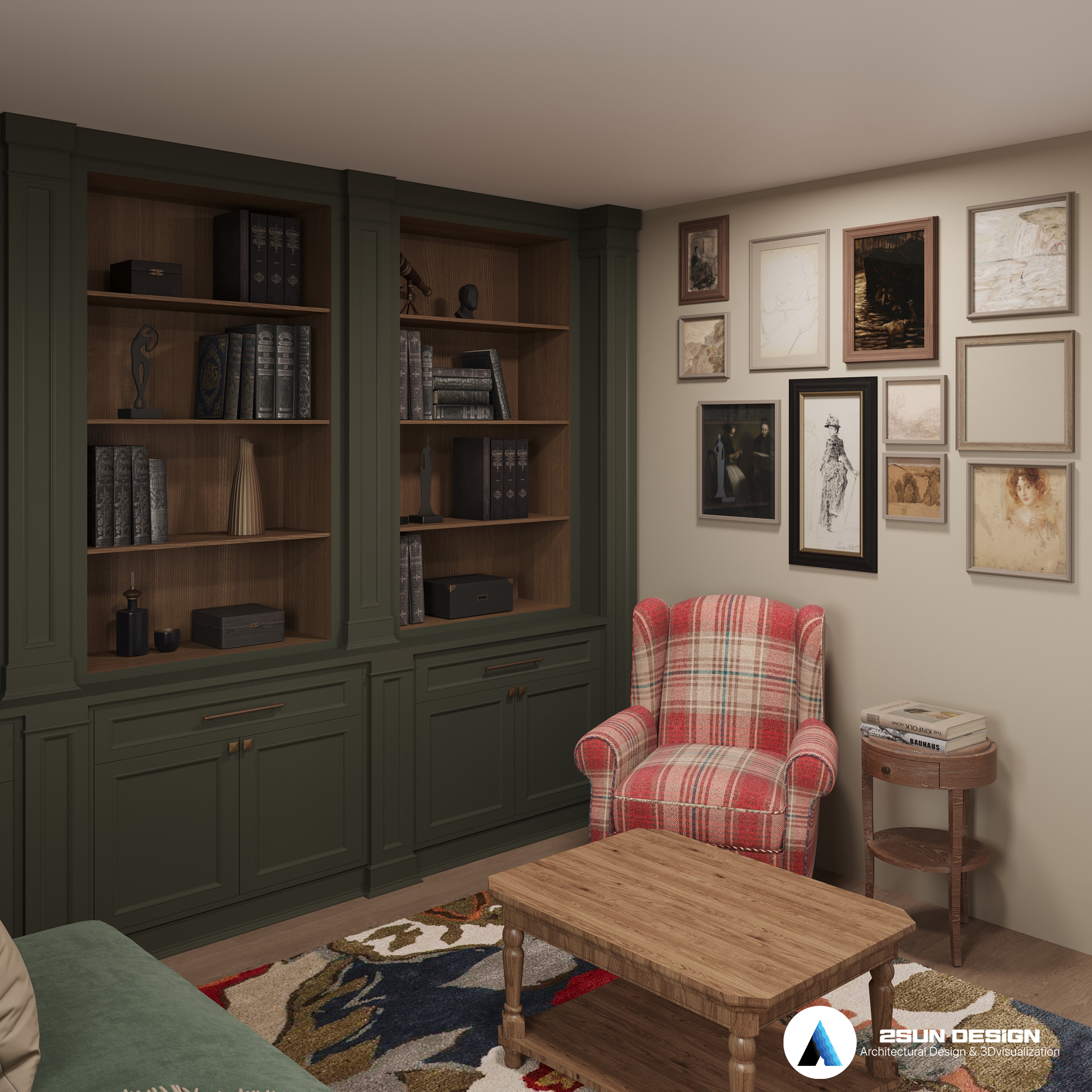 室内房屋；住宅内部（这里Interior House表述不太常见，Interior有内部之意，House是房屋，结合起来大致是上述意思） 丨澳大利亚墨尔本丨2SUN Studio-18