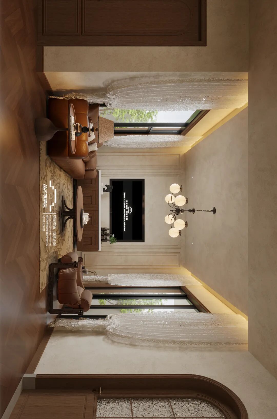 江山樾别墅·暖到心里的美拉德色系丨中国桂林丨品之筑设计-26