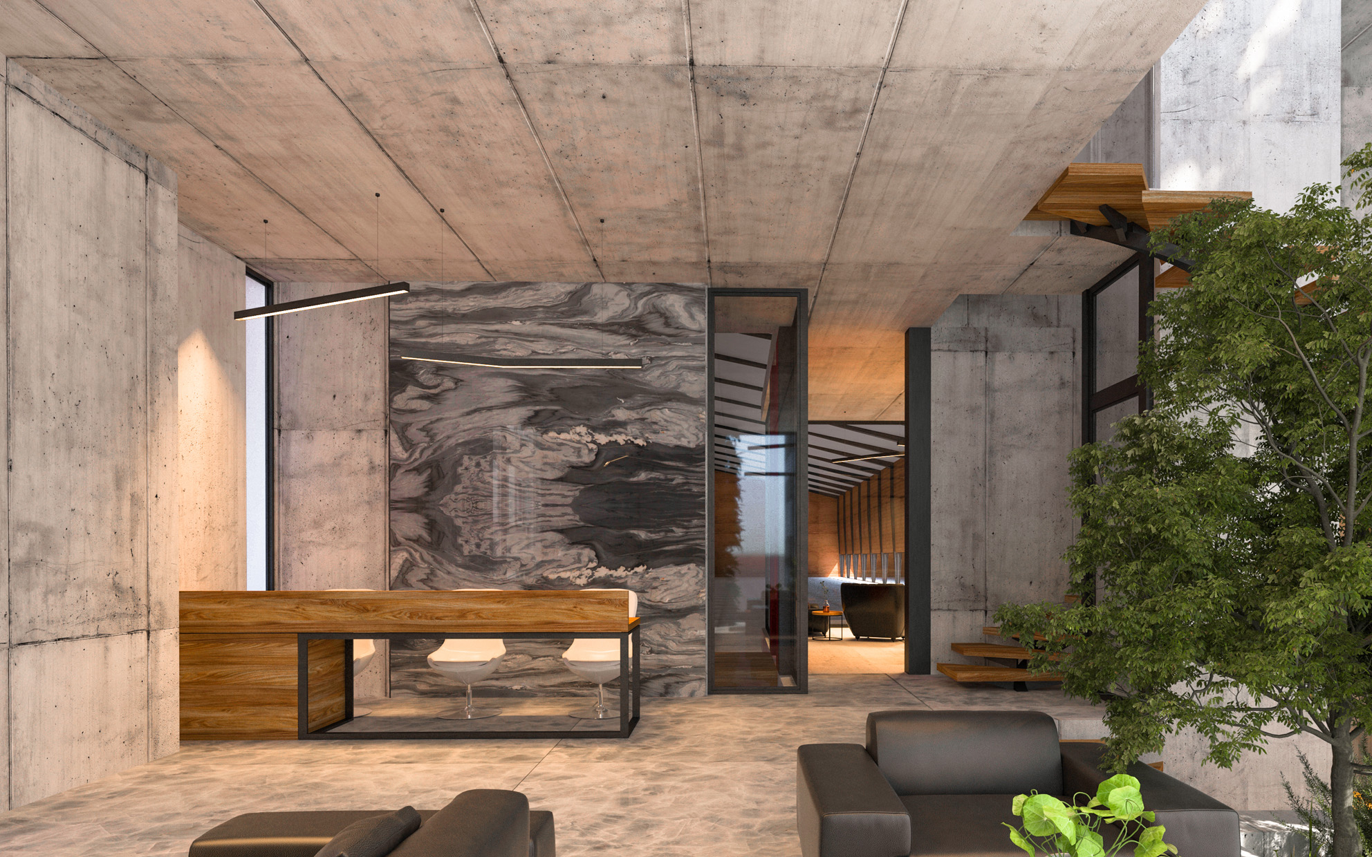 石材艺术空间的和谐融合丨shenakhteh studio-22