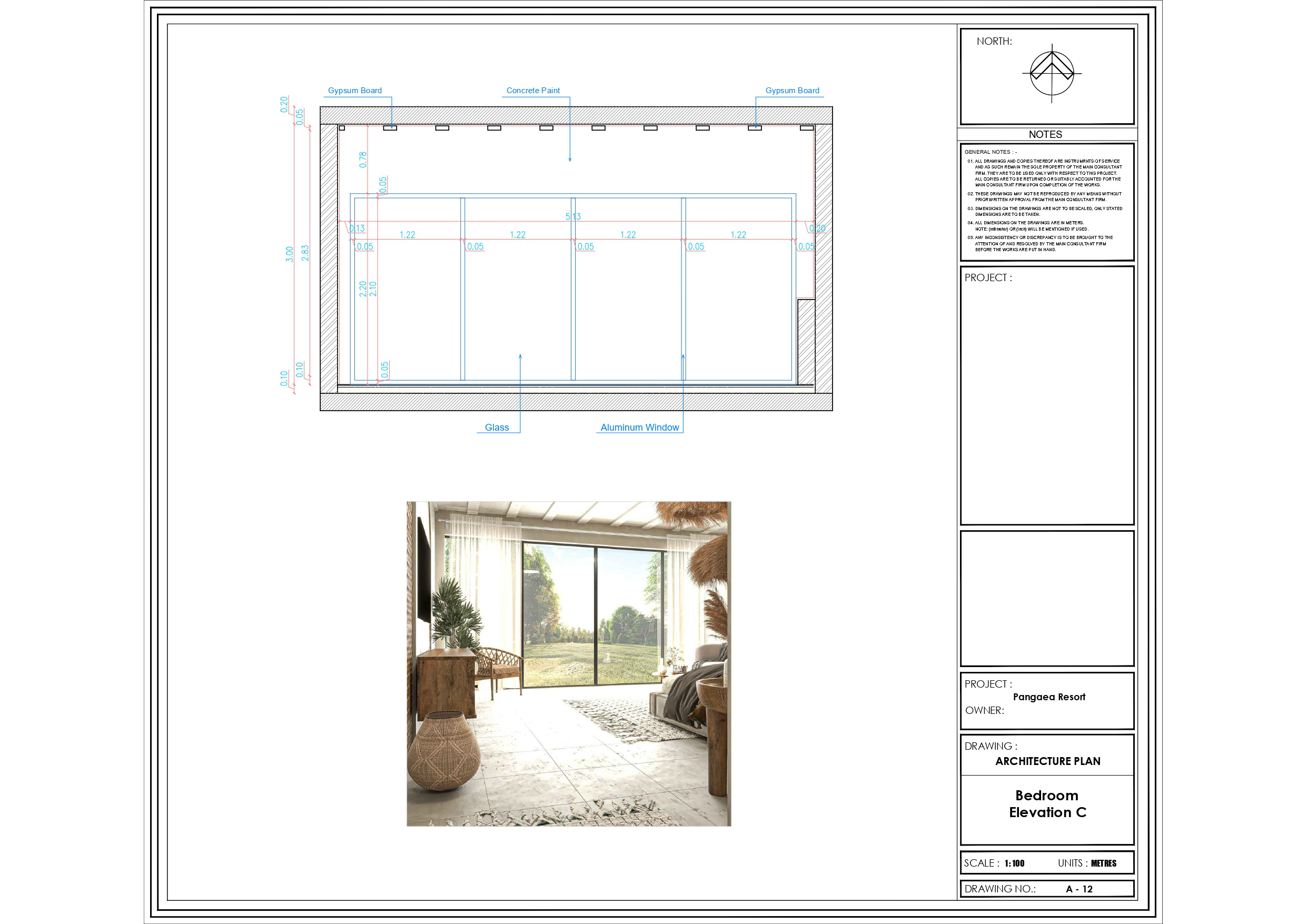 WORKING DRAWING OF CHALET-13