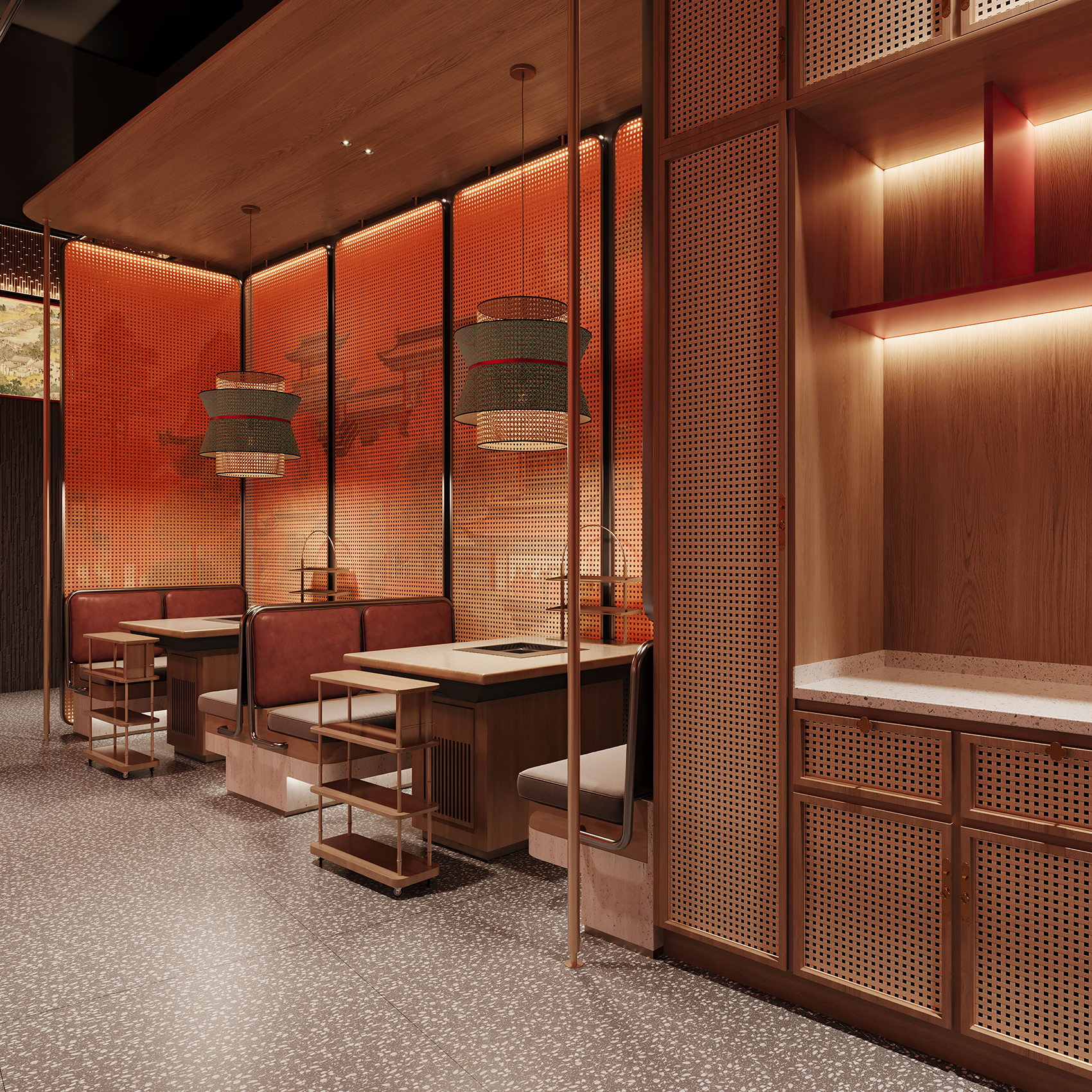 星月豪渝重庆火锅·迪拜店丨阿联酋迪拜丨魔戏空间设计,ABDdesign-46