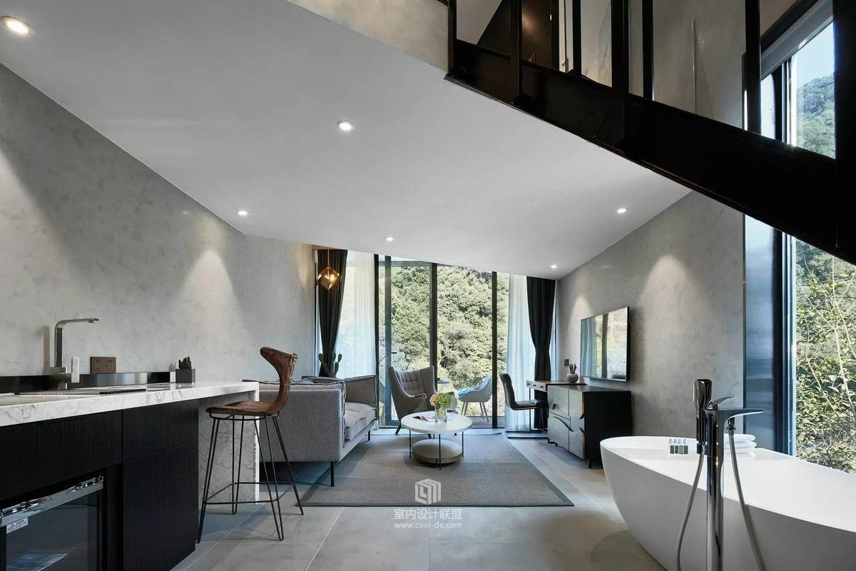 力设计--溪中溪度假酒店-60