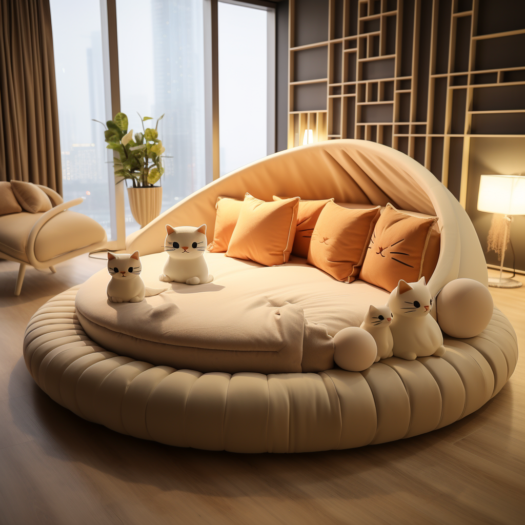 猫猫幻梦:仿生猫床卧室设计-8