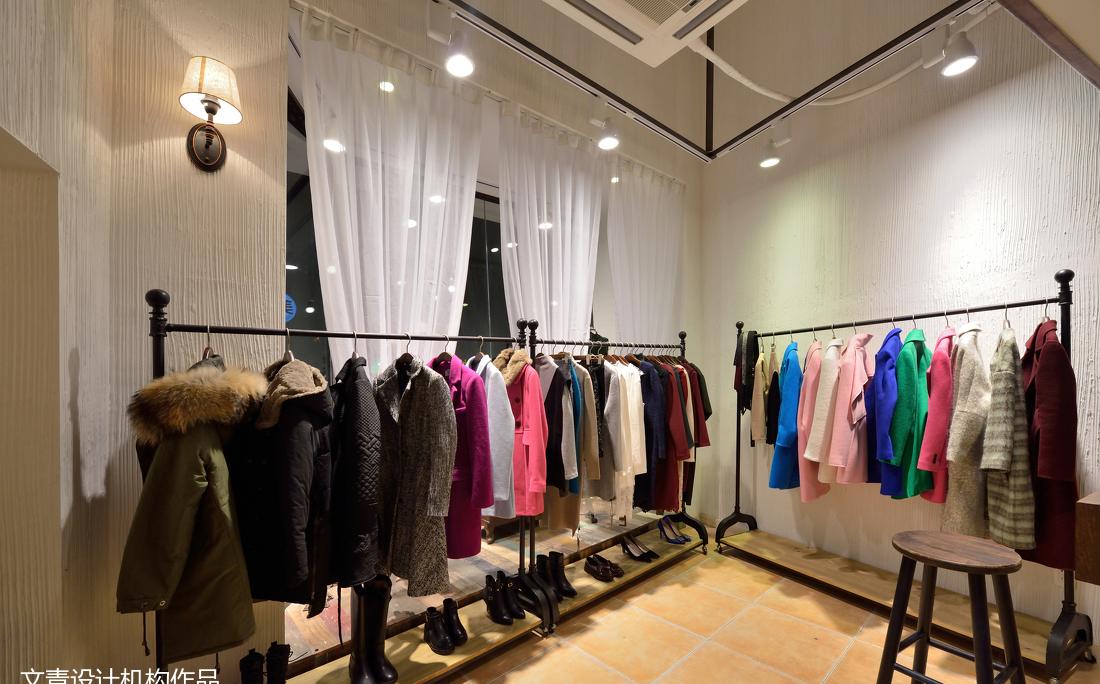 文青室内设计机构丨服装店丨春恋·岚乔 女装店-11