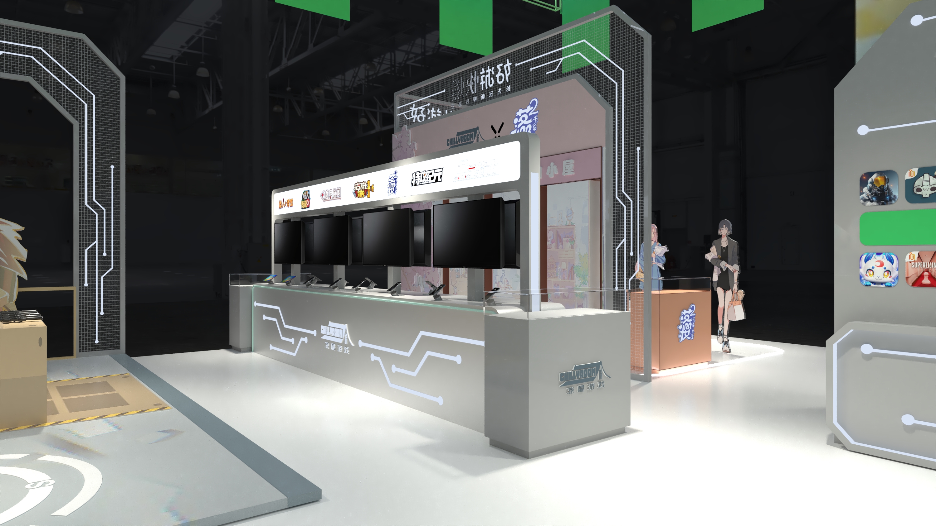 2023年上海CJ游戏展台-11