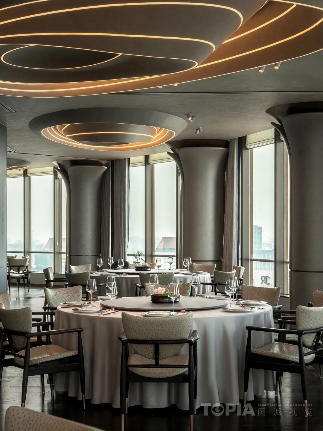 海湾荟星辰餐厅丨中国上海丨杭州肯纳室内设计有限公司-35
