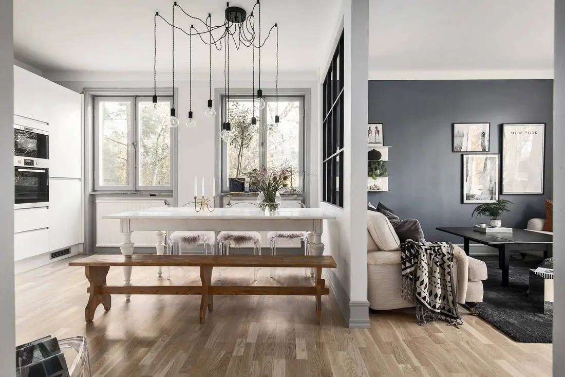 54 平米现代简约开放式厨房设计-3