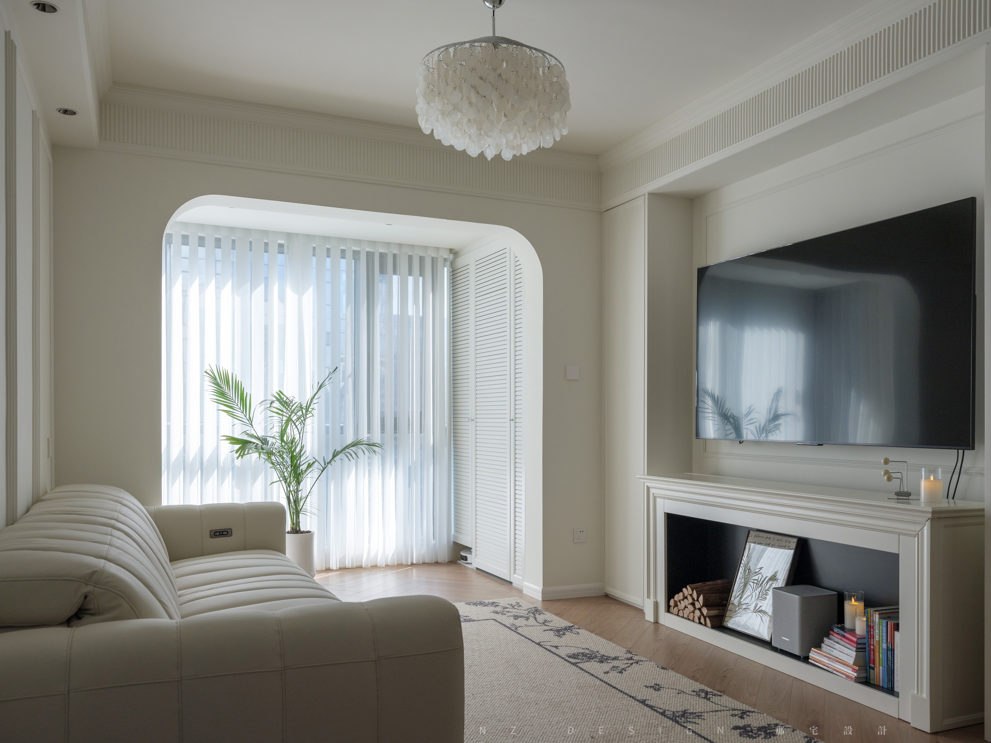 90后两人一猫的惬意法式奶油风丨中国深圳丨那宅设计事务所-36