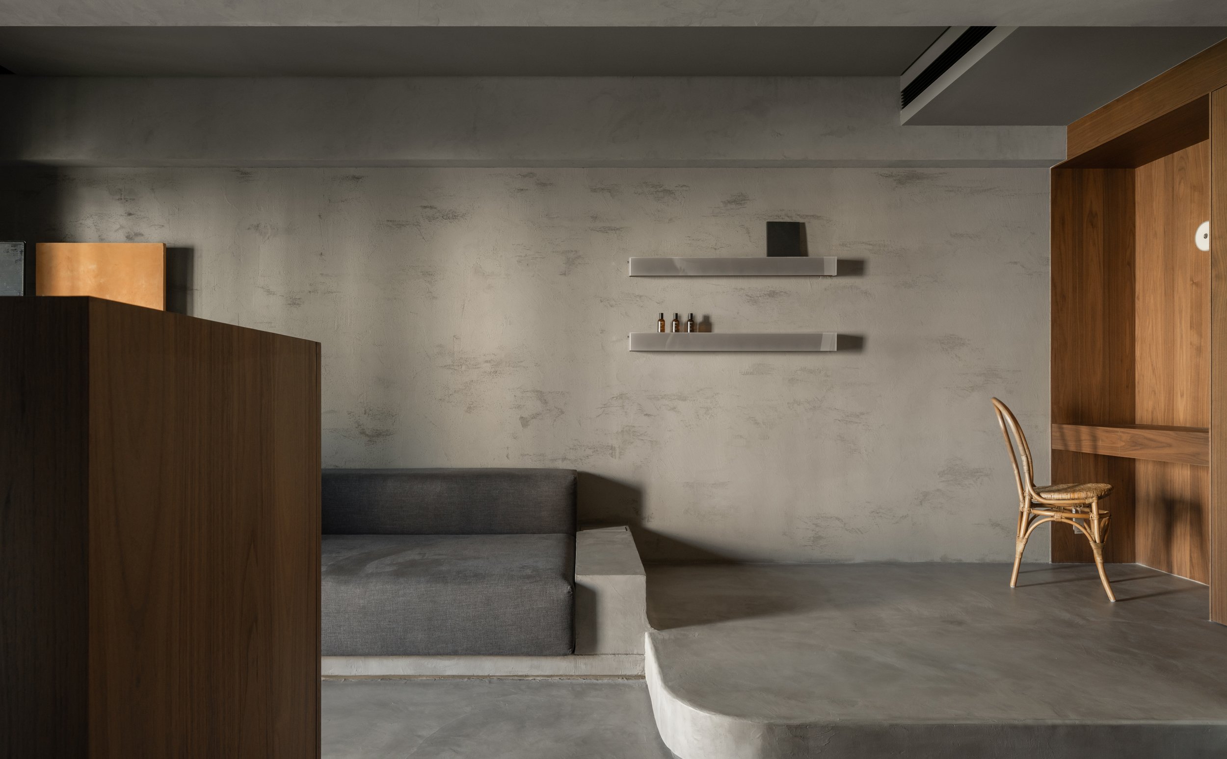 木介空间设计 | 胡桃木色的经典搭配，内敛高级！-1