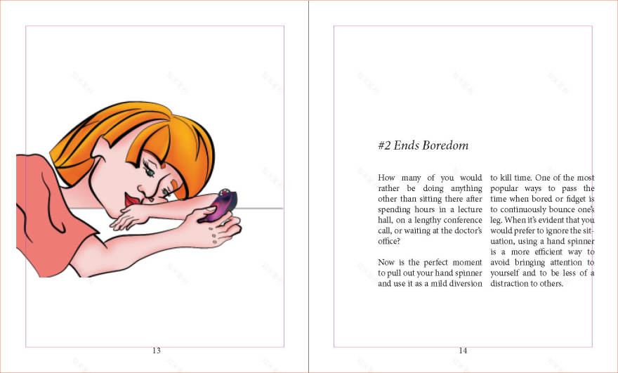 “Motorcycle Spinner”指尖陀螺玩具插画及手册设计丨Catie Doa-7