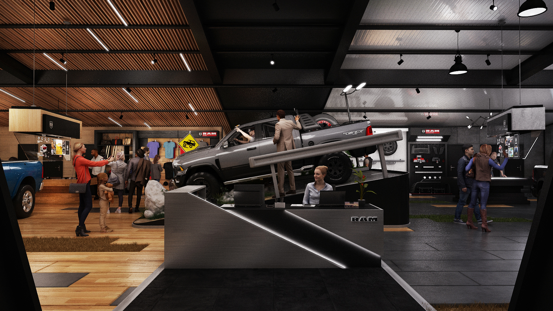 Flagship Dodge Ram - Espaço Construído-7