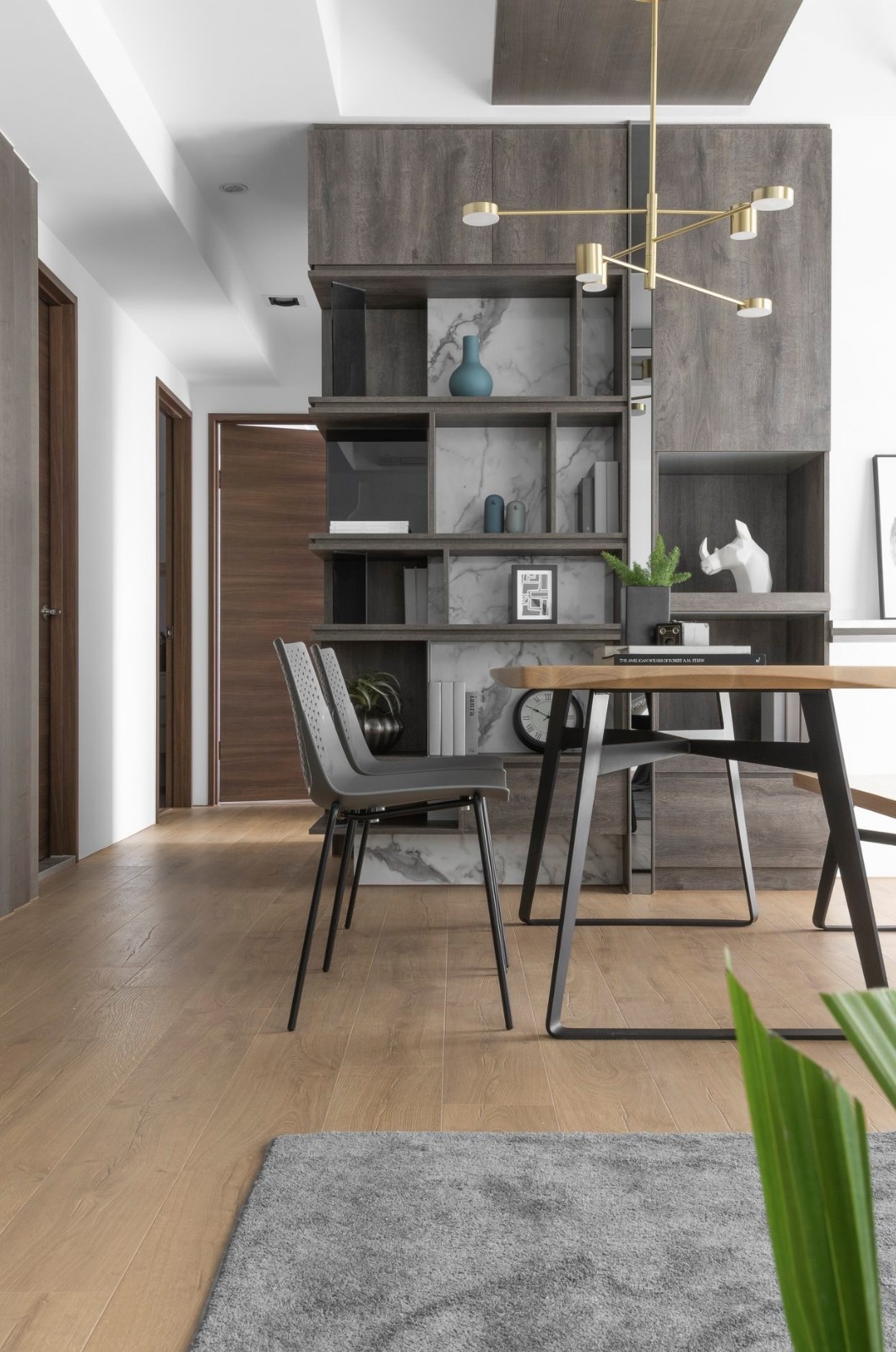 三房两厅现代简约风住宅  南邑设计-8