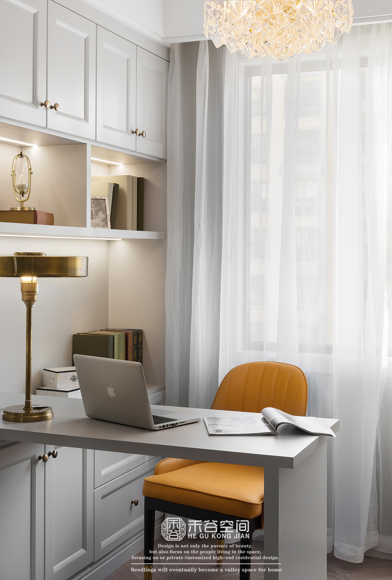 合肥世贸翡翠首府美式轻奢家居设计,打造舒适乌托邦世界-32