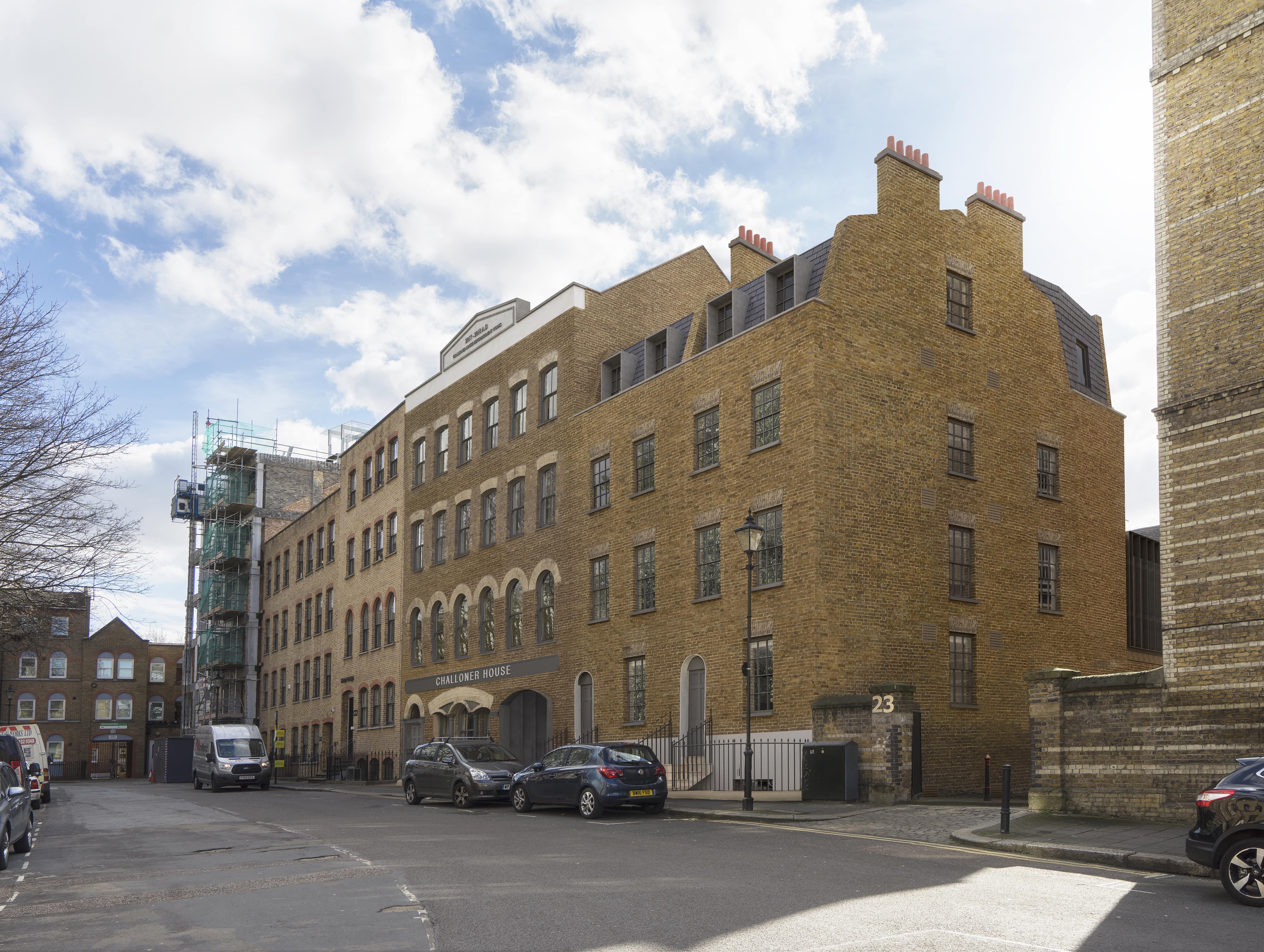 伦敦历史仓库变身现代绿色办公空间-18