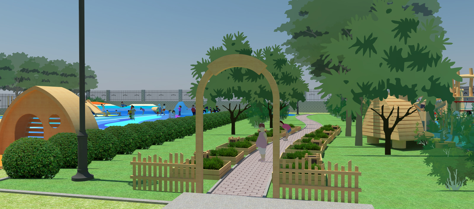 幼儿园户外操场设计-10