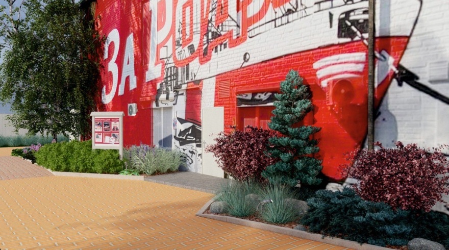 “За Родину”鱼店周边区域设计丨俄罗斯加里宁格勒-9