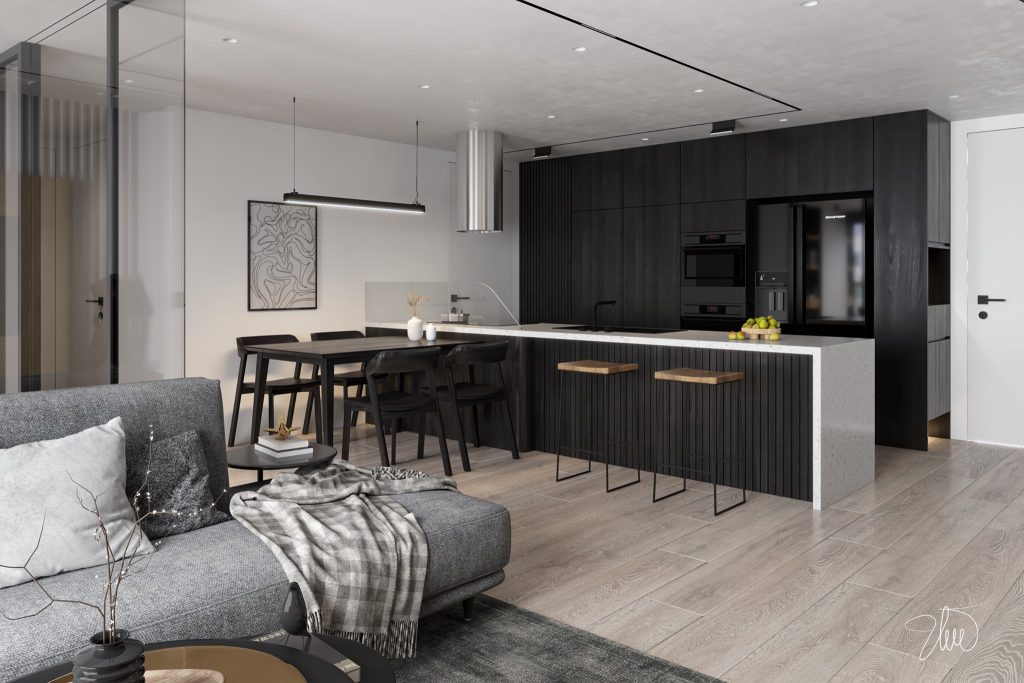 4564 Interior Apartment Scene Sketchup Model by Huy Ung-2