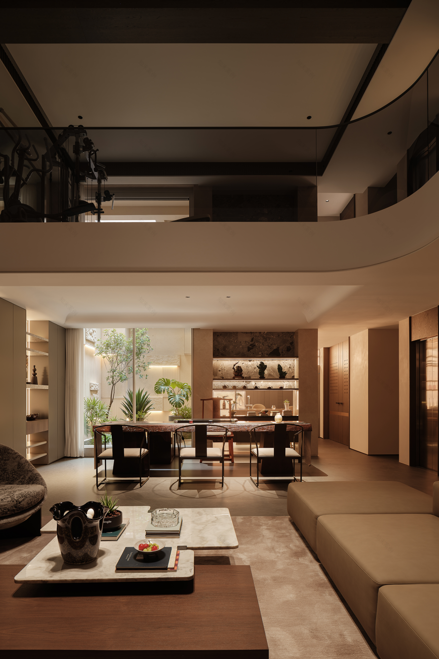 杭州 600㎡ 光之合院,家的对话诗丨中国杭州丨袁杰设计事务所-48