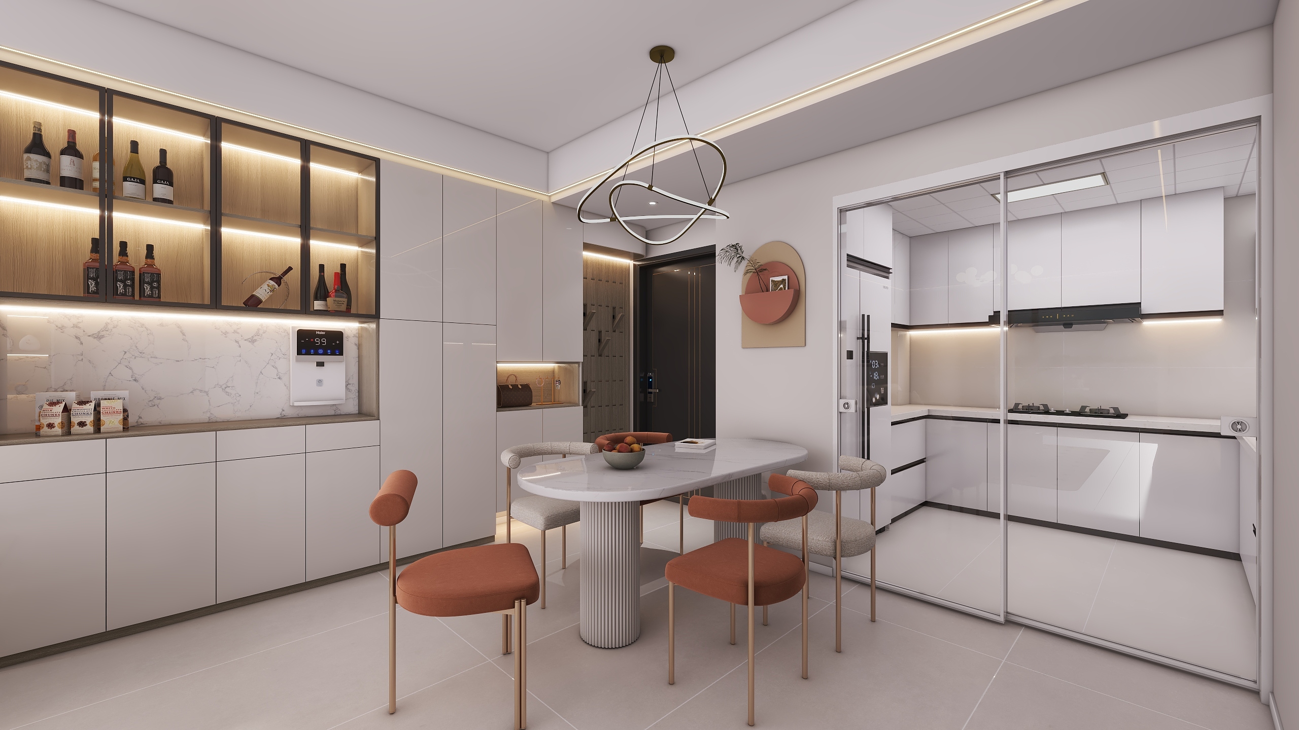 湖南张家界博泰状元府（118平方现代简约三居室）-18