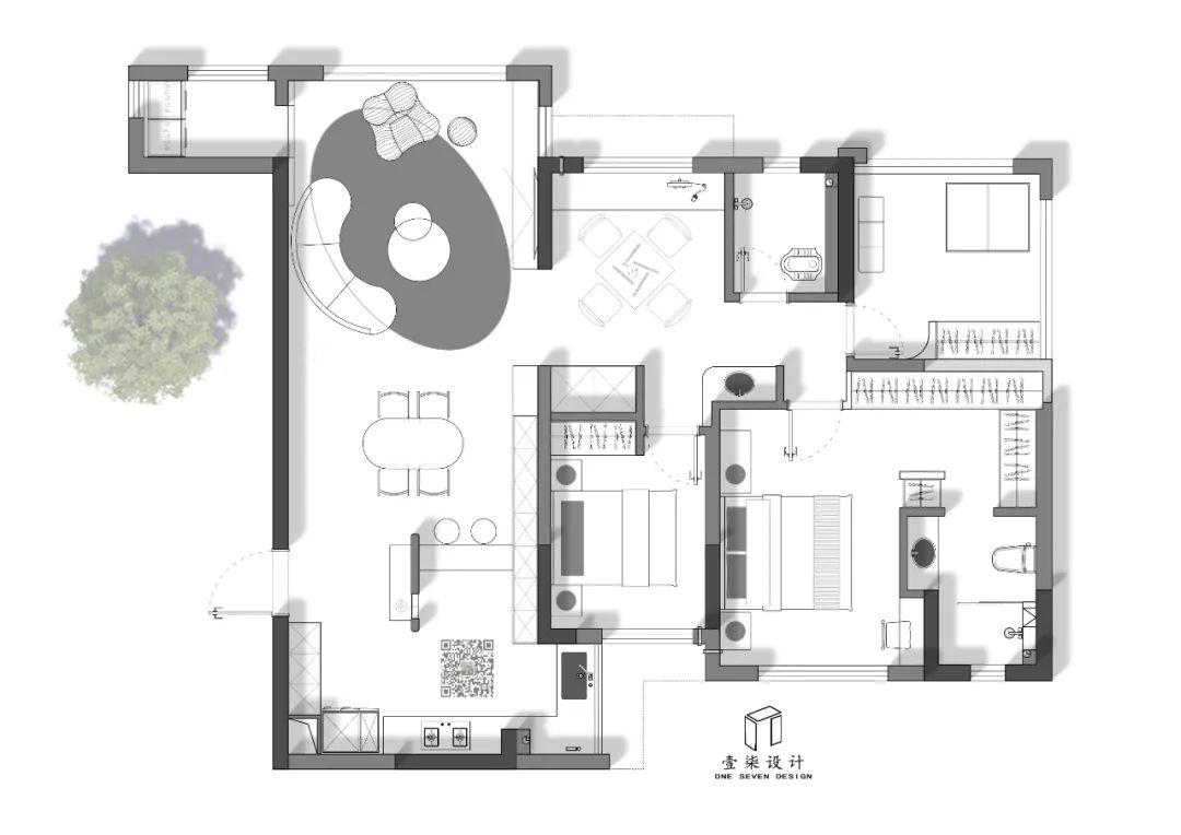 遵义金科·集美天辰 120㎡美宅设计丨中国遵义丨壹柒设计-46