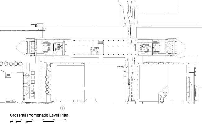 Crossrail「КэнериУорф」车站及屋顶商场与花园丨英国伦敦丨Foster+Partners,Gillespies,ARUP等-42