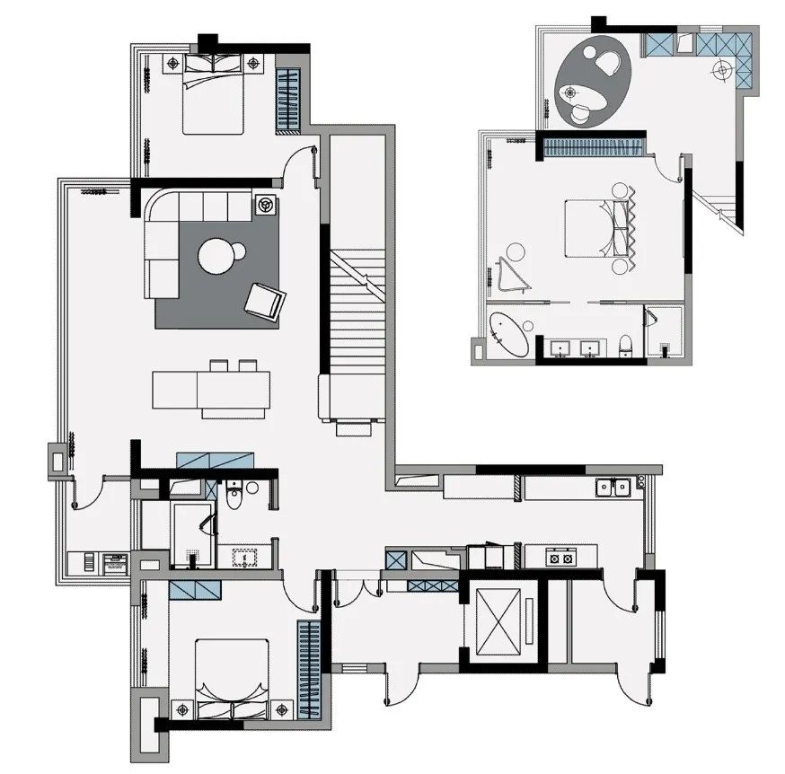 白厘设计 × 成都朗诗南门绿郡 | 极简生活,幸福的延伸-26