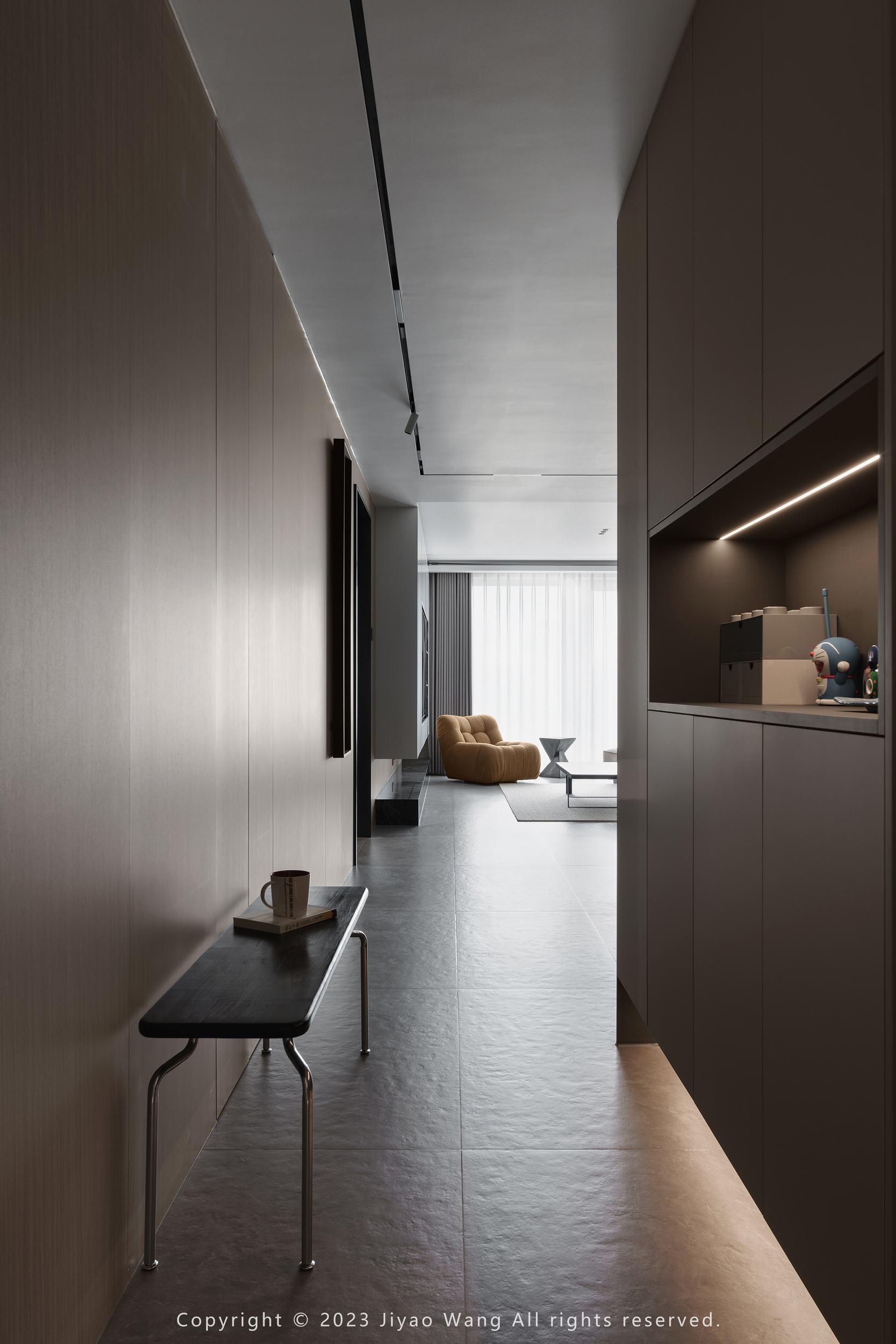 两居室现代简约风家装空间摄影案例丨中国北京丨研筑国际-9