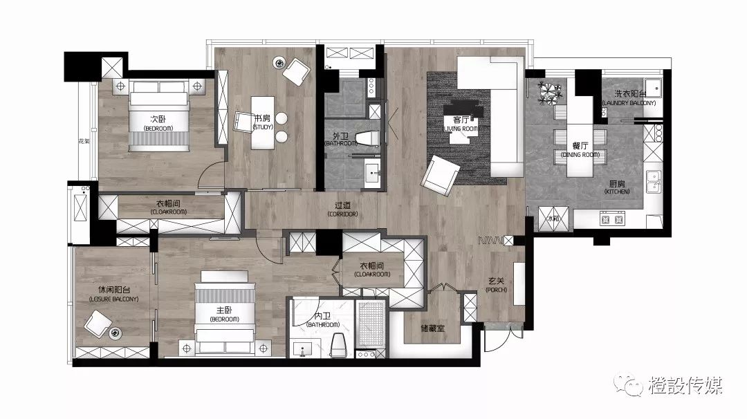 浙江温州宏泰大厦黑白默片设计,演绎纯粹空间哲学-20