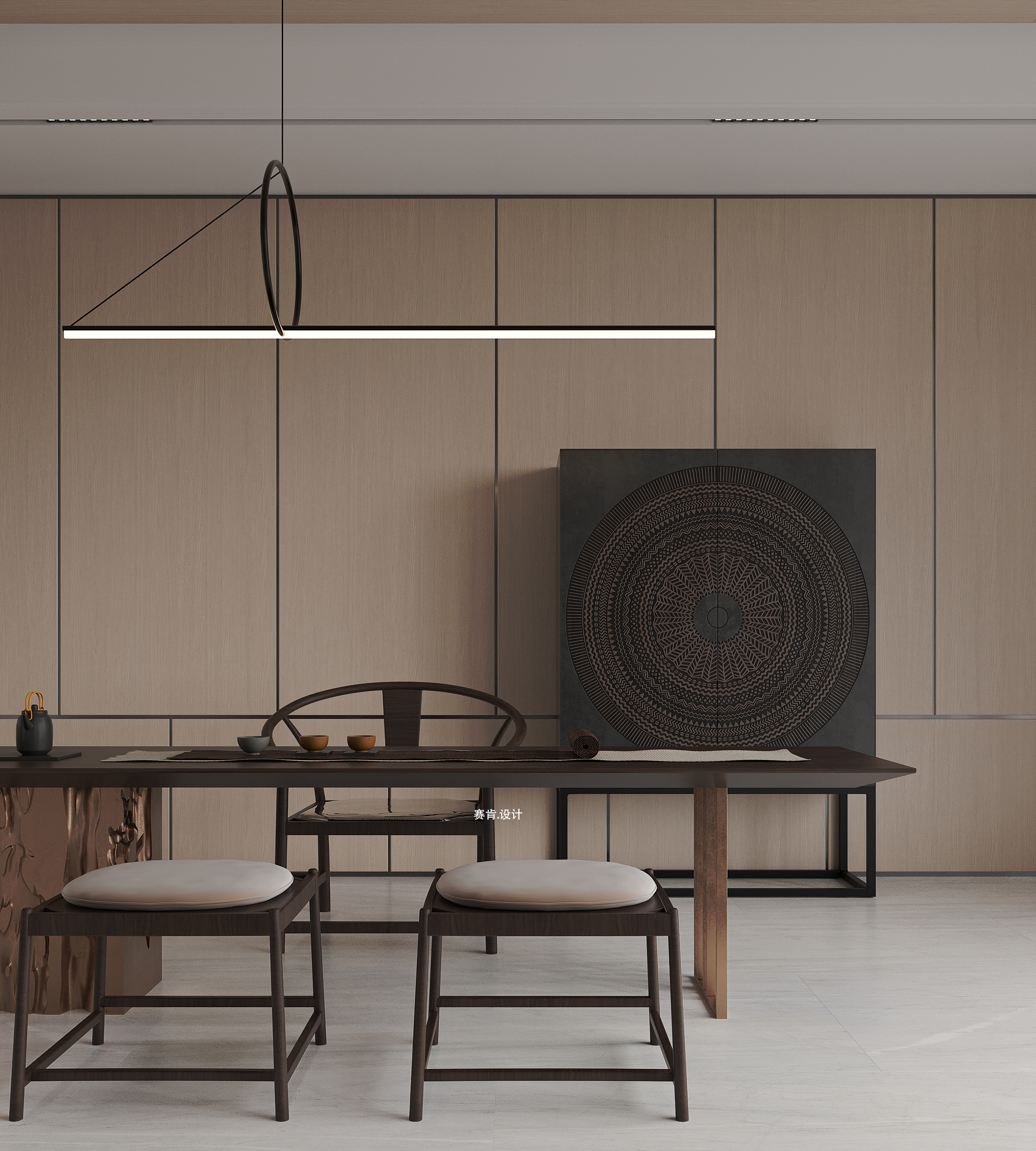 董事长办公室设计表现-4