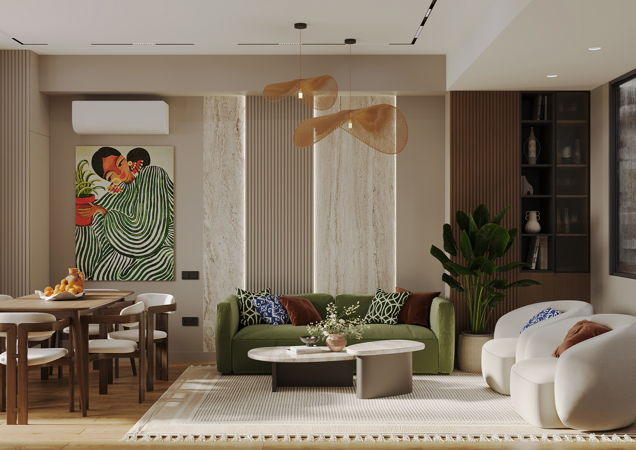 斯堪的纳维亚风格与西班牙风格结合室内设计丨亚美尼亚丨Nelly Manukian,toon.project-14