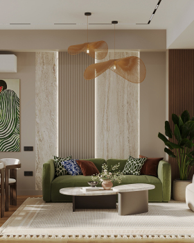 斯堪的纳维亚风格与西班牙风格结合室内设计丨亚美尼亚丨Nelly Manukian,toon.project