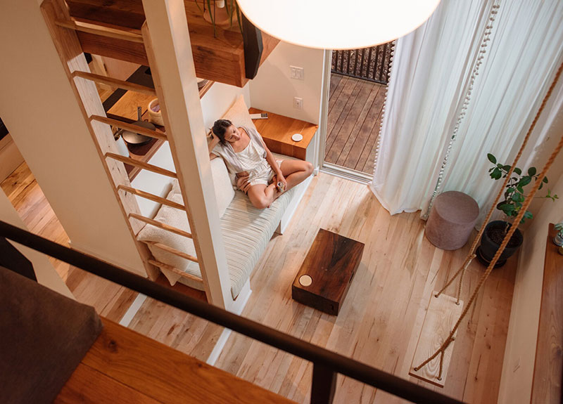 森林中的梦幻木屋，禅意与童趣并存-7