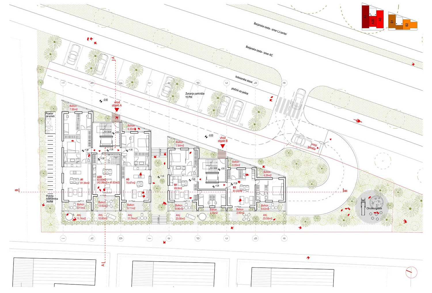 木屋；木结构房屋（注：根据常规含义和语境，wooden是木制的意思，housing有房屋等含义，所以wooden housing较为常见的就是指用木材建造的房屋，这里给出两个较常用的表述） 丨Slovenia丨dekleva gregorič architects-7