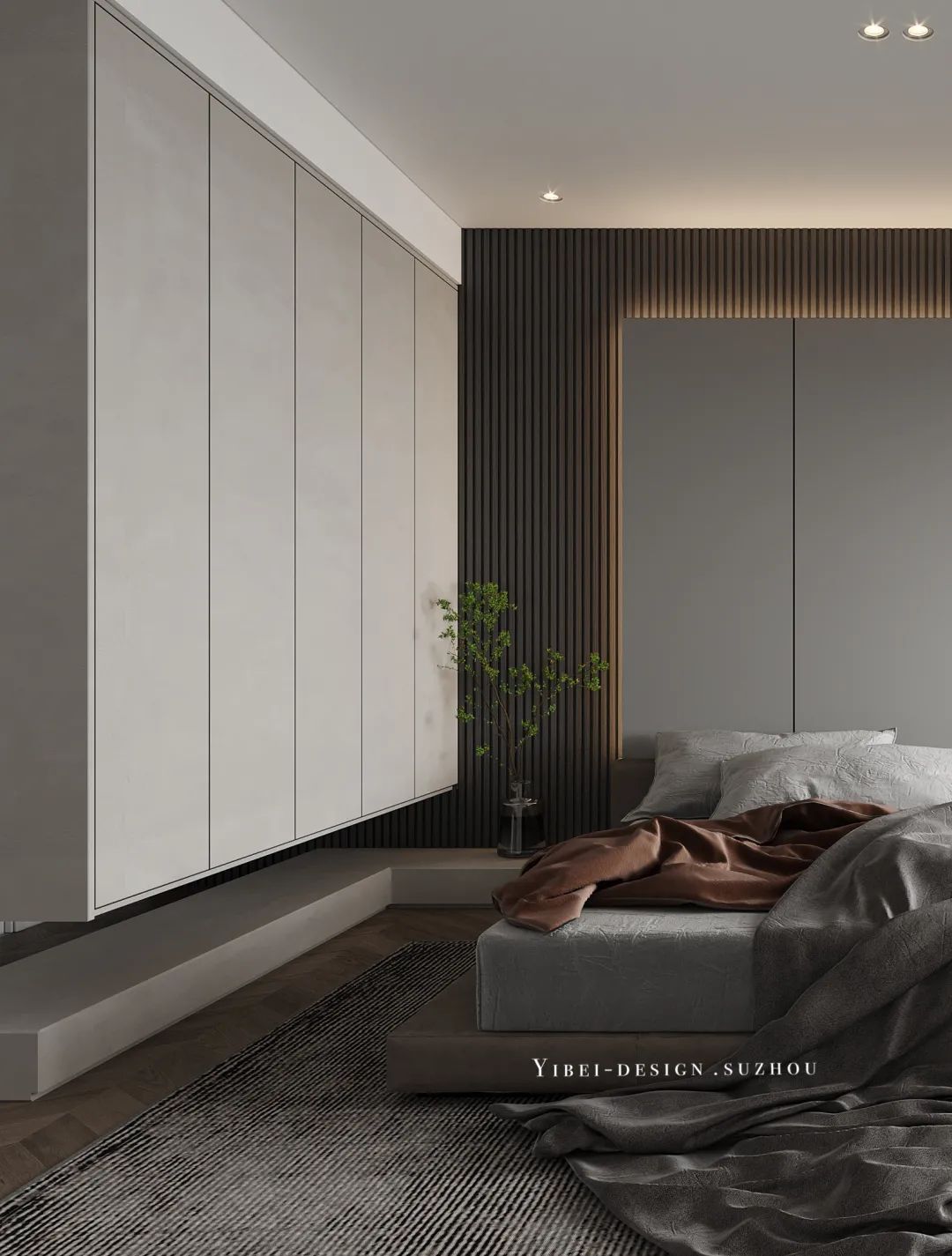 现代极简家装设计丨中国苏州丨YIBEI DESIGN-28