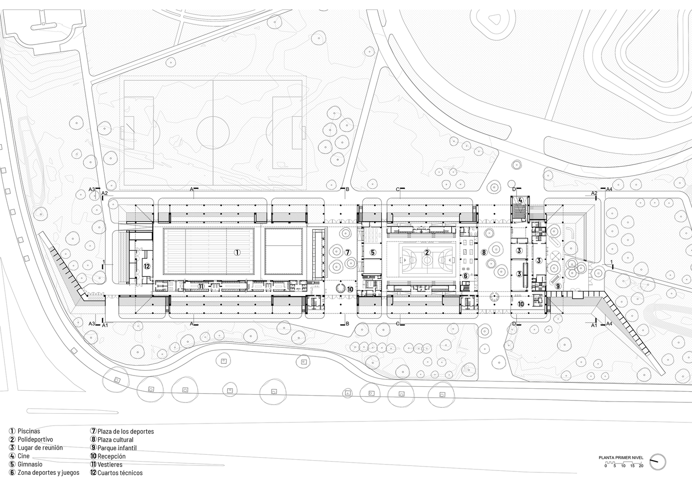 都市公园的巨大城市 Pavilion · 博哥大 El Tunal 休闲文化中心-31